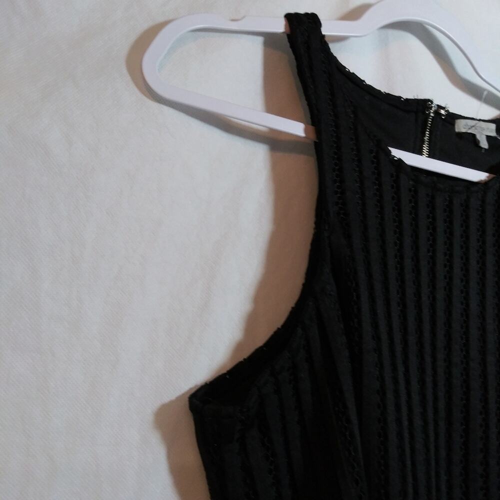 Charlotte Russe Black Fringe Sleeveless Western Festival Juniors Top Size XL - Picture 4 of 7